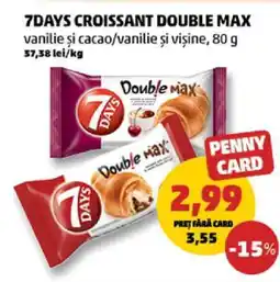 Penny 7DAYS Croissant Double Max Ofertă