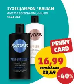 Penny SYOSS Șampon / Balsam Ofertă