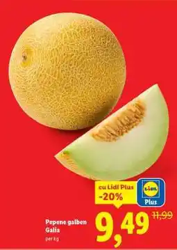 Lidl Pepene galben Galia Ofertă