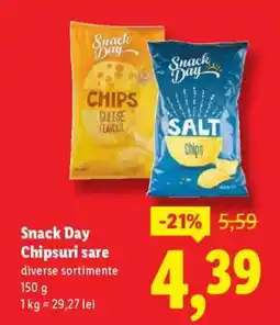 Lidl Snack Day Chipsuri sare Ofertă