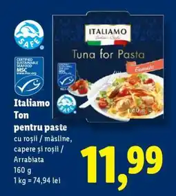 Lidl Italiamo Ton pentru paste Ofertă