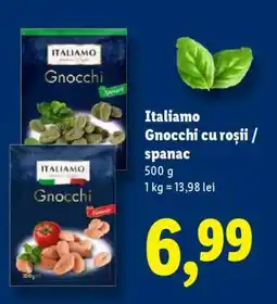 Lidl Italiamo Gnocchi cu roșii / spanac Ofertă