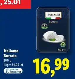 Lidl ITALIAMO Burrata Ofertă