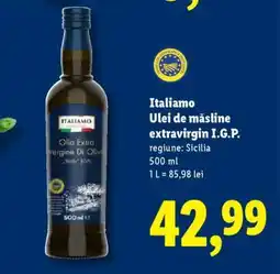 Lidl Italiamo Ulei de măsline extravirgin I.G.P Ofertă
