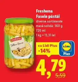 Lidl Freshona Fasole păstăi Ofertă