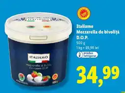 Lidl ITALIAMO Mozzarella de bivoliță D.O.P Ofertă
