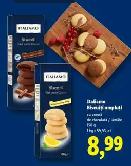 Lidl ITALIAMO Biscuiți umpluți Ofertă