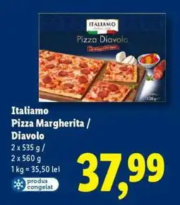 Lidl Italiamo Pizza Margherita / Diavolo Ofertă