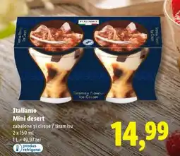 Lidl Italiamo Mini desert Ofertă