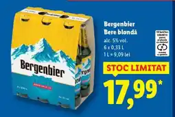 Lidl BERGENBIER Bere blondă Ofertă