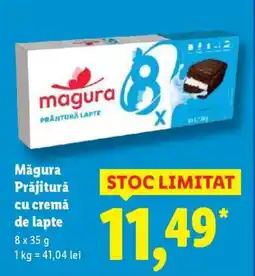 Lidl Măgura Prăjitură cu cremă de lapte Ofertă