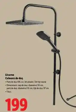 Lidl Livarno Coloana de duș Ofertă