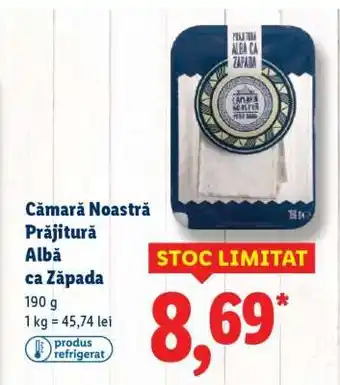 Lidl Cămara Noastră Prăjitură Albă ca Zăpada Ofertă