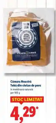 Lidl Cămara Noastră Tobă din ciolan de porc Ofertă
