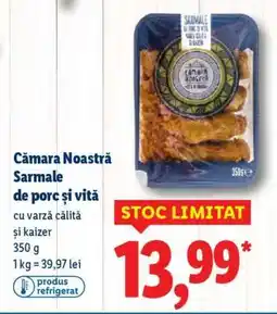 Lidl Cămara Noastră Sarmale de porc și vită Ofertă