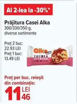 Carrefour Prăjitura Casei Alka Ofertă