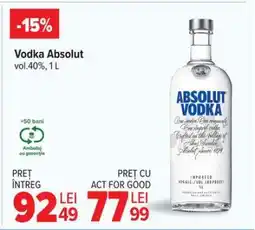 Carrefour Vodka Absolut Ofertă