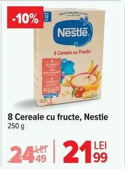 Carrefour 8 Cereale cu fructe, Nestle Ofertă