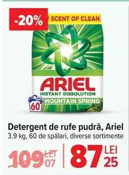 Carrefour Detergent de rufe pudră Ariel Ofertă