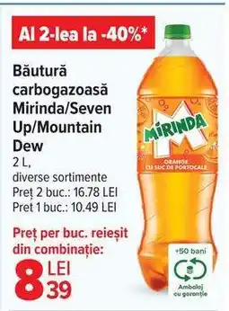 Carrefour Băutură carbogazoasă Mirinda/Seven Up/Mountain Dew Ofertă