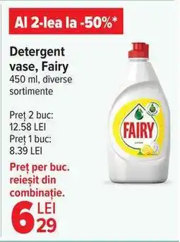 Carrefour Detergent vase, Fairy Ofertă