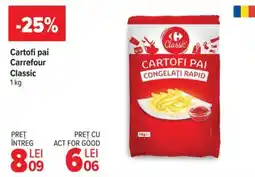 Carrefour Cartofi pai Carrefour Classic Ofertă