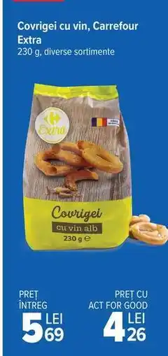 Carrefour Covrigei cu vin, Carrefour Extra Ofertă