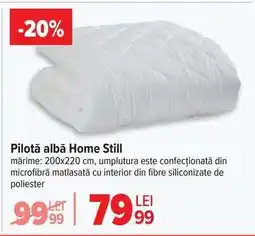 Carrefour Pilotă albă Home Still Ofertă