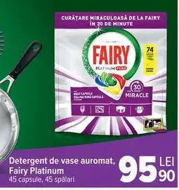 Carrefour FAIRY PLATINUM Ofertă