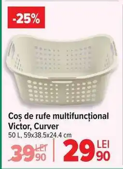 Carrefour Coș de rufe multifuncțional Victor, Curver Ofertă