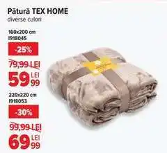 Carrefour Pătură TEX HOME Ofertă