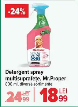 Carrefour Detergent spray multisuprafețe, Mr. Proper Ofertă