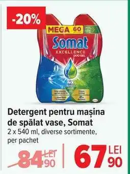Carrefour Detergent pentru mașina de spălat vase, Somat Ofertă