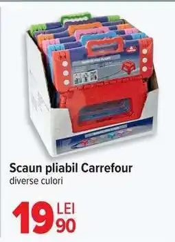 Carrefour Scaun pliabil Carrefour Ofertă