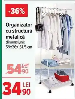Carrefour Organizator cu structură metalică Ofertă