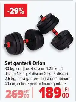 Carrefour Set ganteră, Orion Ofertă