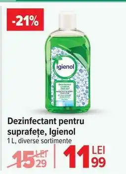 Carrefour Dezinfectant pentru suprafețe, Igienol Ofertă