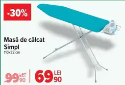 Carrefour Masă de călcat Simpl Ofertă