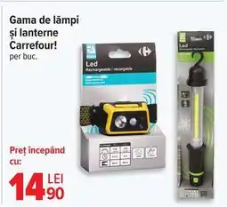 Carrefour Gama de lămpi și lanterne Carrefour Ofertă