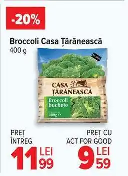 Carrefour Broccoli Casa Țărănească Ofertă