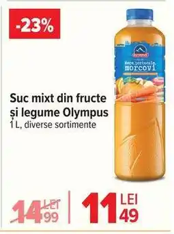 Carrefour Suc mixt din fructe și legume Olympus Ofertă