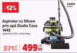 Carrefour Aspirator cu filtrare prin apă Studio Casa 144S Ofertă