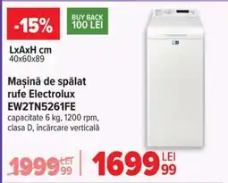 Carrefour Mașină de spălat rufe Electrolux EW2TN5261FE Ofertă