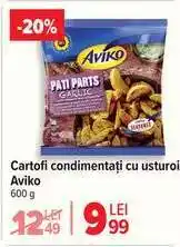 Carrefour Cartofi condimentați cu usturoi Aviko Ofertă