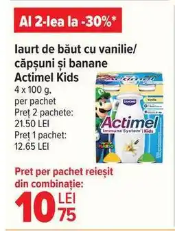 Carrefour Actimel Kids Ofertă