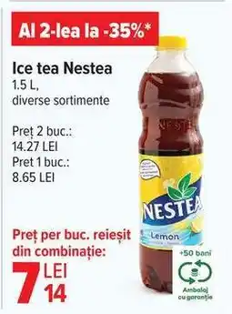 Carrefour Ice tea Nestea Ofertă