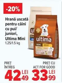 Carrefour Hrană uscată pentru câini cu pui/juniori, Ultima Mini Ofertă