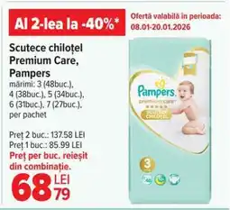 Carrefour Scutece-chiloțel Premium Care, Pampers Ofertă