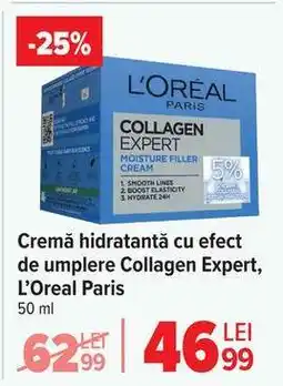 Carrefour Cremă hidratantă cu efect de umplere Collagen Expert, L’Oreal Paris Ofertă