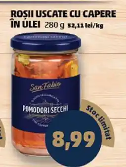 Penny Roșii uscate cu capere în ulei Ofertă